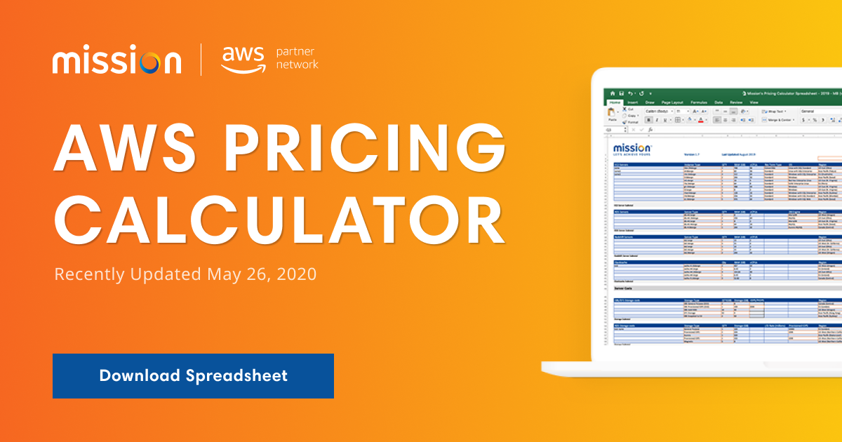 aws-pricing-calculator-spreadsheet-mission
